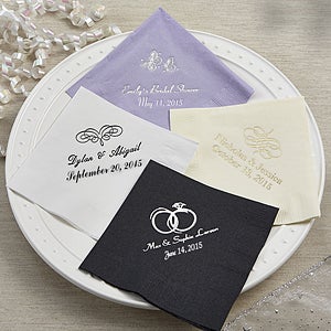 Wedding & Bridal Shower Napkins - Luncheon Size