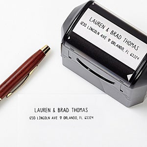 Simply In Love Self-Inking Address Stamp