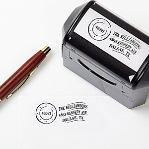 Postmark Address Self-Inking Stamp