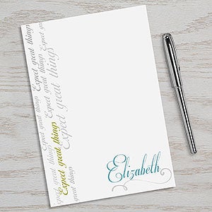Personalized Notepad - Inspirational Message