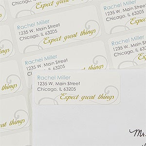 Inspirational Quote Return Address Labels