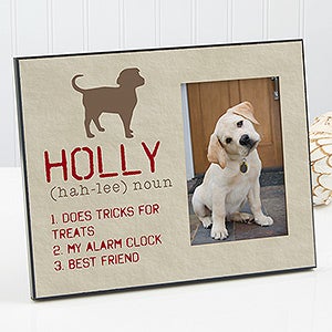 Personalized Dog Picture Frames - Definition of My Dog