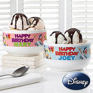 Disney® Personalized Happy Birthday Bowl