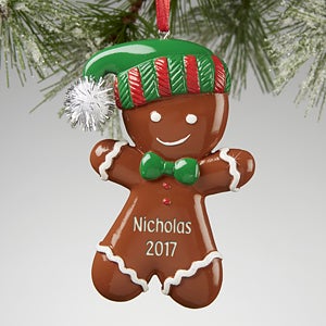 Gingerbread Boy© Personalized Ornament
