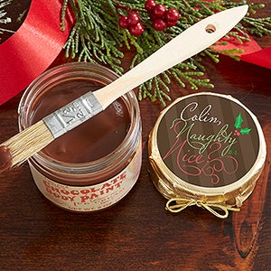 Naughty or Nice Personalized Chocolate Body Paint