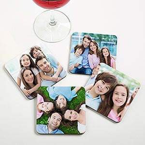 Picture Perfect Personalized Bar Coaster Set of 4