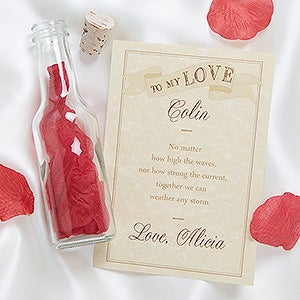 Personalized Love Letter In A Bottle - To My Love