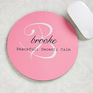 Personalized Mouse Pads - Name Meaning