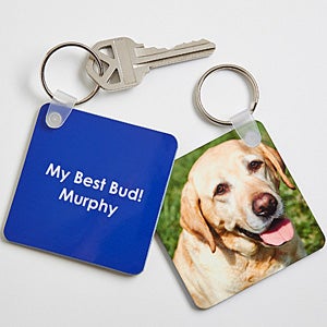 Personalized Pet Photo Key Ring