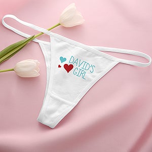 My Girl Personalized Thong