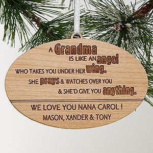 Wonderful Grandma Personalized Ornament