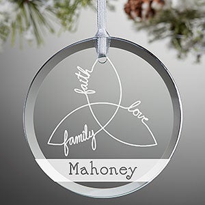 Irish Family Triple Knot Personalized Ornament - #14057