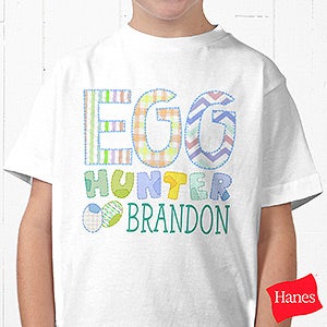 Egg Hunter Personalized Hanes® Youth T-Shirt