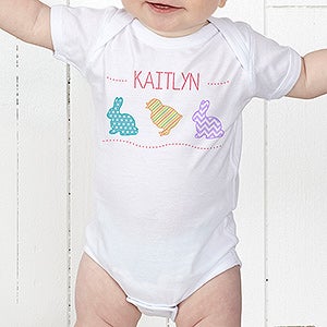Hip Hop Easter Personalized Baby Bodysuit