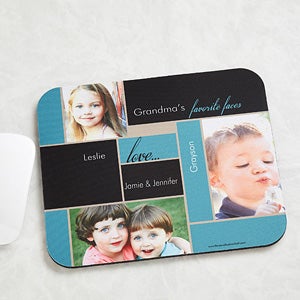 Personalized Photo Mouse Pads - Favorite Faces