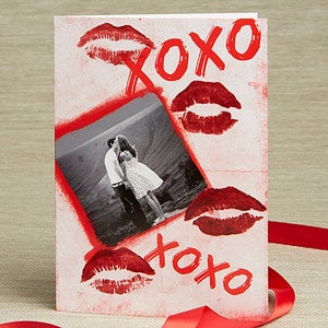 Hugs & Kisses Personalized Greeting Card