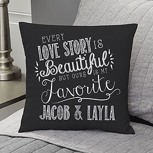 Love Quotes 14 Personalized Throw Pillow