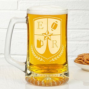 My Crest Personalized Beer Mug