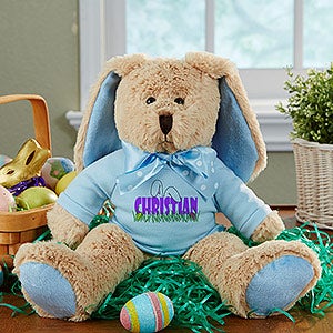 Ears To You Personalized Bunny- Blue