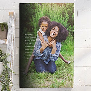 Personalized Photo Canvas Print for Her - 16x20