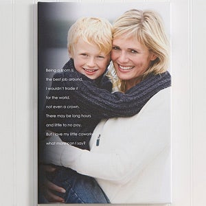 Photo Sentiments For Her Canvas Print- 12 x 18