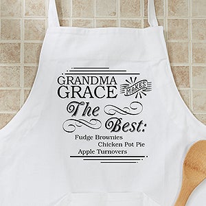 She Makes The Best...Personalized Apron