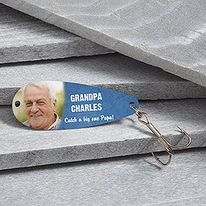 Personalized Photo Fishing Lures - His Catch