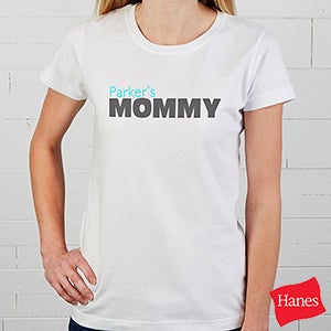Mommy Personalized Adult Fitted Tee