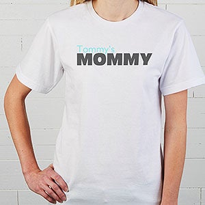 Personalized Mother & Son Shirts - Mommy - Adult Small - Red