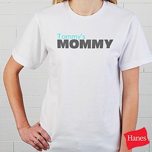 Mommy Personalized Hanes® Adult T-Shirt