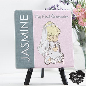 Precious Moments® Personalized First Communion Canvas Print