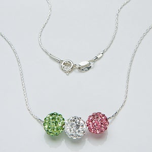 Personalized Crystal Birthstone Necklace | 1 - 4 Stones