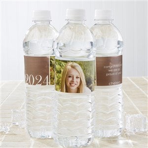 Personalized Water Bottle Labels - Proud Graduate - 24 labels