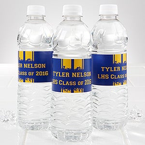 School Spirit! Personalized Water Bottle Labels