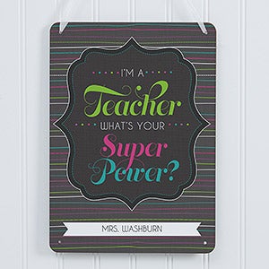 Teacher Quotes Personalized Classroom Sign