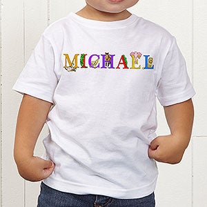 Alphabet Animals Name Toddler T-Shirt