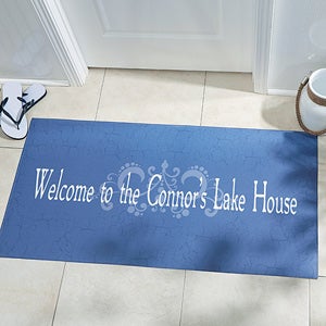 Large Personalized Doormats - Our Family Getaway