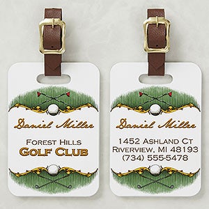 Personalized Golf Bag Tags - Golf Course