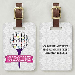Personalized Golf Bag Tags for Her - Sassy Lady