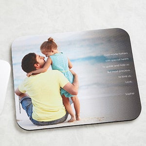 Personalized Photo Mouse Pad for Him - Photo Sentiments