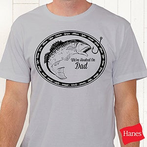 We're Hooked On....Personalized Hanes® Adult T-Shirt