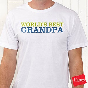 Grandpa's Favorite Personalized Hanes® Adult T-Shirt