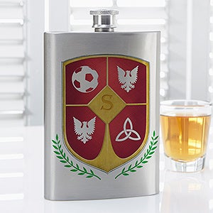 My Crest Personalized Flask- Initial