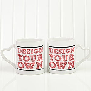 Design Your Own Custom Lover's Coffee Mug Set