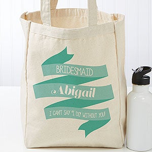Wedding Celebration Personalized Petite Tote Bag
