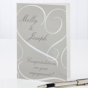 Couple In Love Personalized Greeting Card
