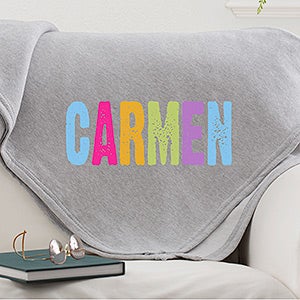 All Mine! Personalized Sweatshirt Blanket