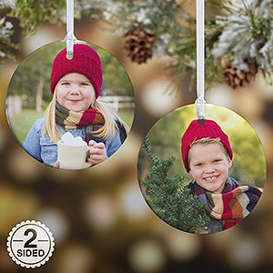 2-Sided Picture Perfect Personalized Photo Ornament