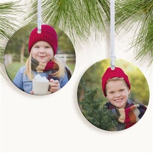 Personalized Photo Christmas Ornament - 2-Sided - 14590