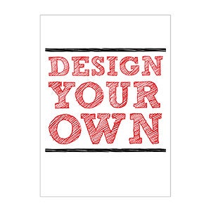 Design Your Own Personalized Stationery Flat Card- 5 x 7 Vert.